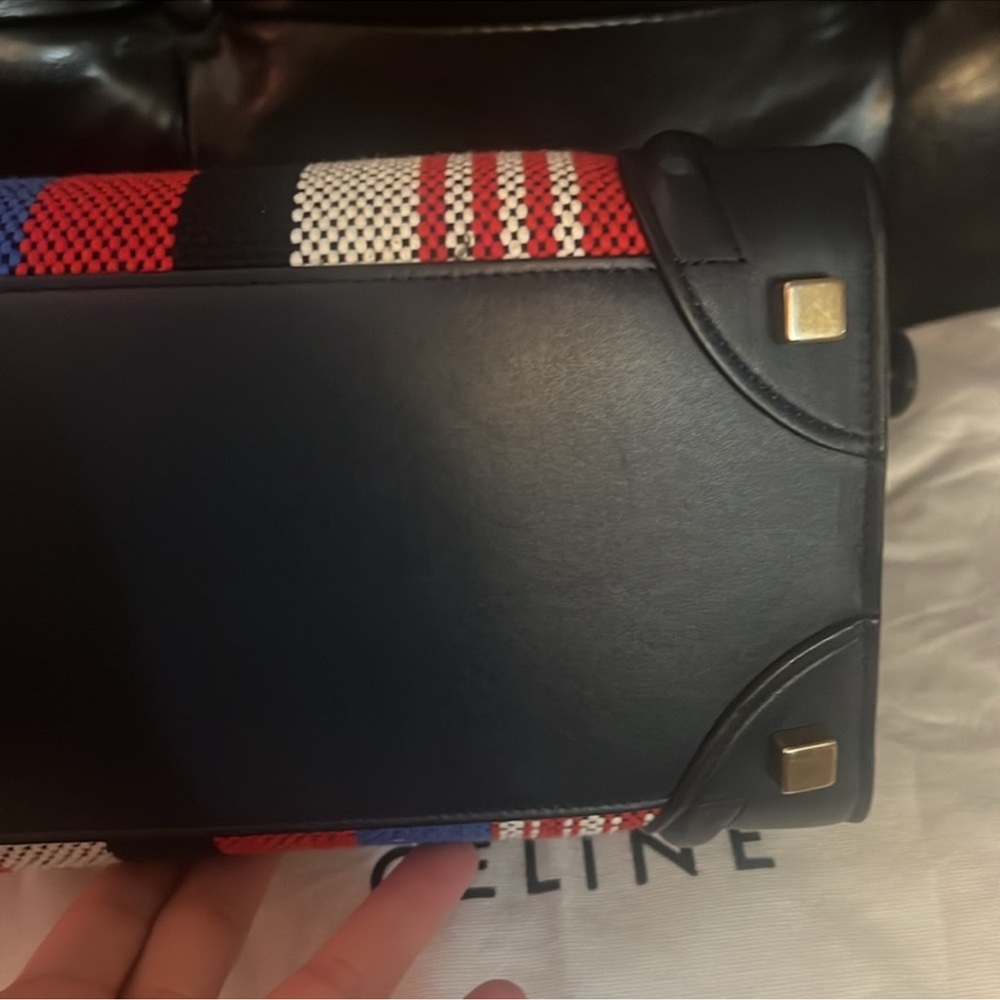 New Celine Calfskin Stripped luggage - Picture 10 of 14